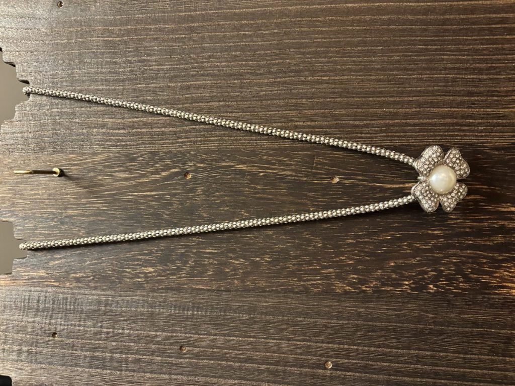 Upcycled Flower Pendant Necklace
