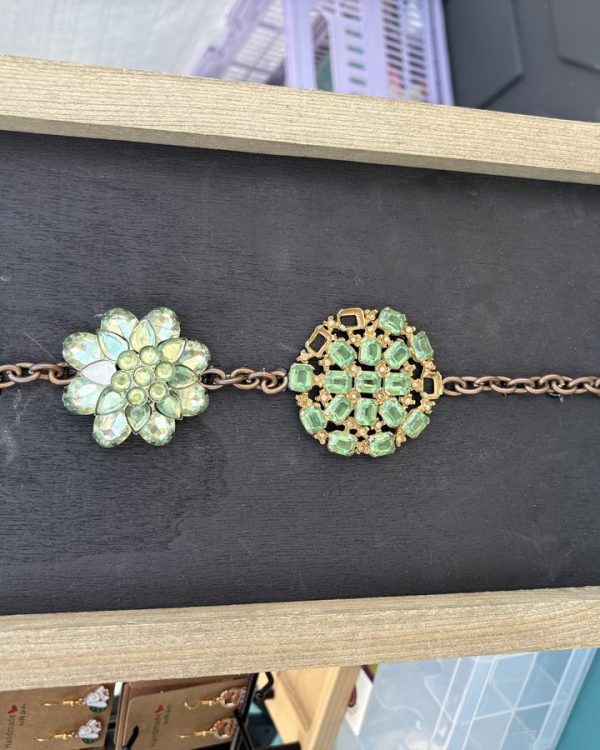 Upcycled Vintage Jewelry Topiary Art